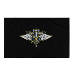 Emblema de Guerra Especial da Força Aérea dos EUA (AFSPECWAR) – Bandeira de Operações Especiais da Força Aérea