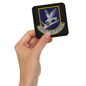 Defors Fortis Sicherheitskräfte Emblem | Defender Schild | Taktisches Adler Emblem Gestickte Aufnäher