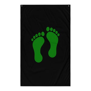 Air Force Pararescue (PJ) Green Feet Flag