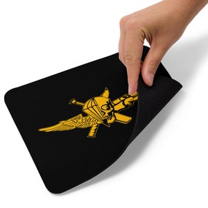 USMC Force Recon Emblem – FORECON Recon Jack Flag Design – U.S. Marine Corps Special Operations Logo Mouse pad
