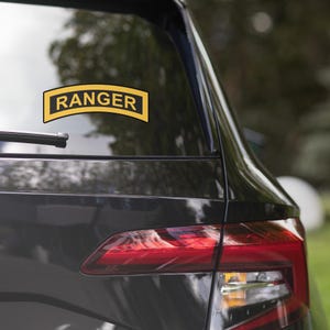 RANGER Tab – US Army Special Operations Patch | Elite Ranger Emblem Bubble-free stickers