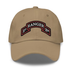 Army 2nd Ranger Battalion Embroidered Dad hat