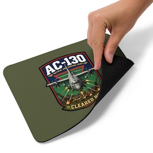 AC-130 Cleared Hot Tribute | TACP Gunship Close Air Support | Air to Mud Special Warfare Mouse Pad