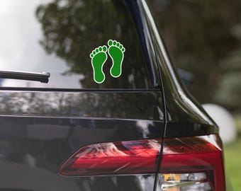 Air Force Pararescue (PJ) Green Feet Bubble-free stickers