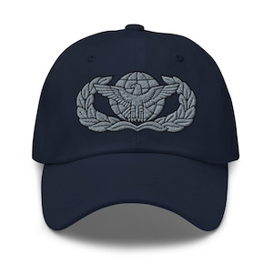 Beschermingsbadge forceren | Embleem militaire veiligheidstroepen | Geborduurde papa-hoed met adelaar en bol insignes
