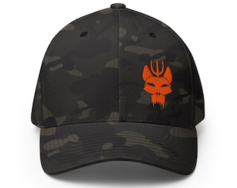 BRAVO Team Orange Emblem Embroidered Structured Twill Cap