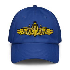 Surface Warfare Officer Insignia | Naval Officer Sword & Shield Crest | Maritime Warfare Tribute Embroidered Under Armour® dad hat
