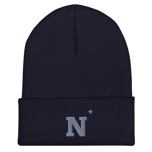 United States Naval Academy Emblem Embroidered Cuffed Beanie