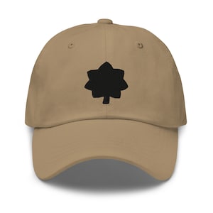 Lieutenant Colonel Insignia Bestickter Papa Hut