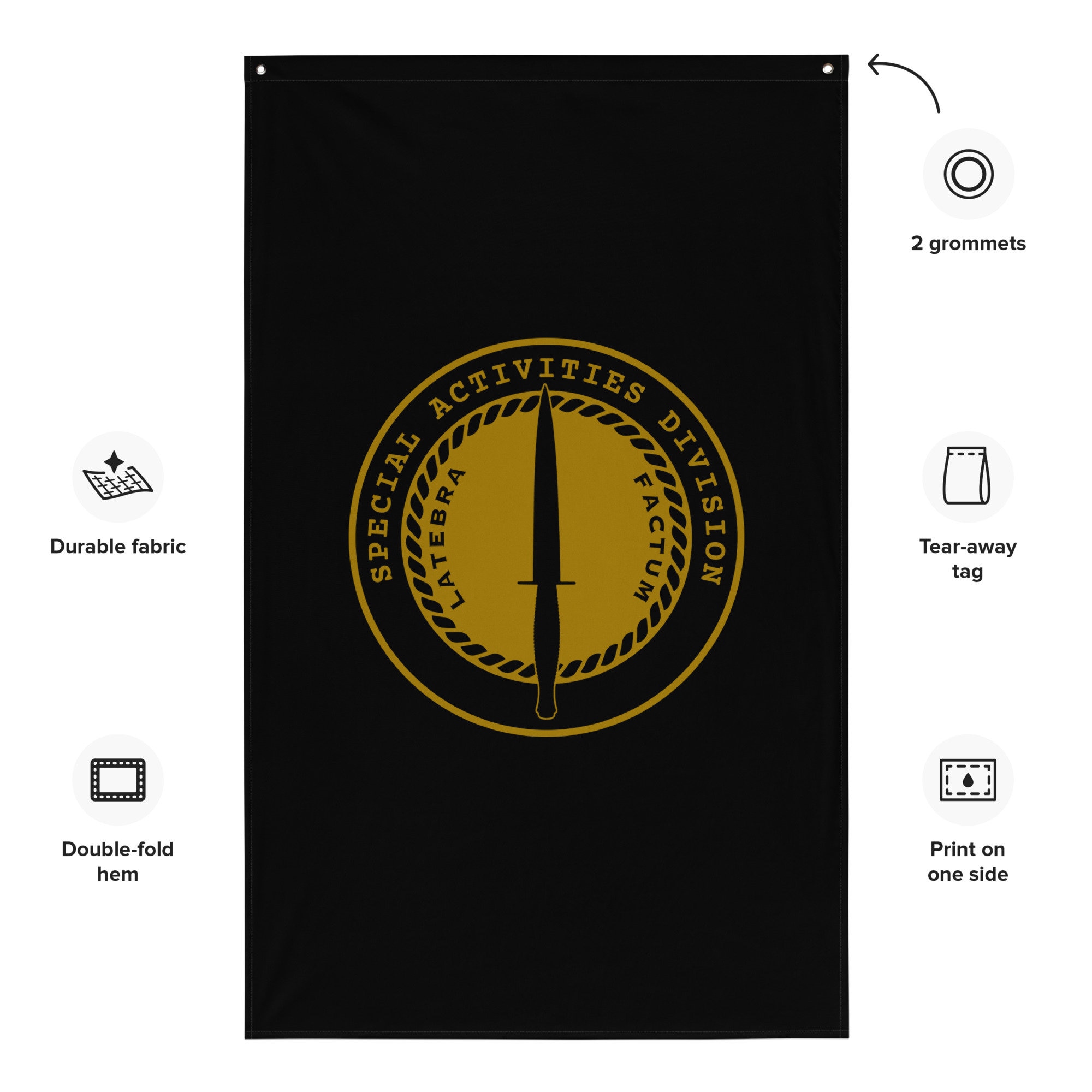 CIA特別活動部旗 - Etsy 日本