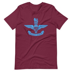 British Parachute Regiment Emblem – UK Airborne Forces Badge – Elite Paratrooper Logo Unisex t-shirt
