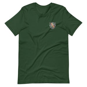 Écusson du 5e Groupe des forces spéciales – Écusson du béret vert De Oppresso Liber | T-shirt unisexe emblème Spec Ops de l'armée américaine