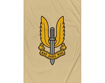SAS British Army Special Air Service Who Dares Wins Metal Military