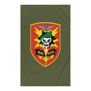 MACV-SOG Emblem – Vietnam War Special Forces Badge – Covert Ops Patch Flag