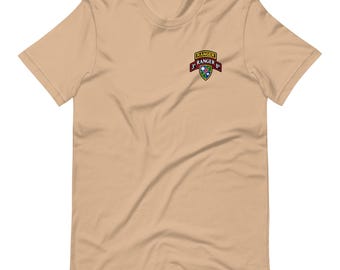 Army 3rd Ranger Battalion Scroll and Tab Unisex t-shirt