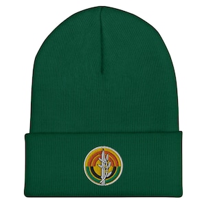 Israeli Ground Forces Emblem – IDF Military Badge – Israel Defense Forces Army Logo Embroidered Cuffed Beanie