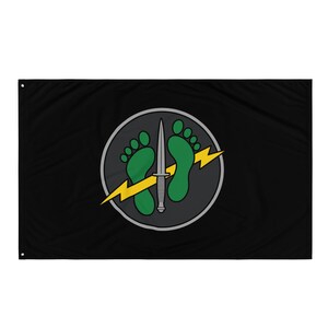 Special Tactics Emblem | Special Operations Lightning Dagger and Green Feet Flag
