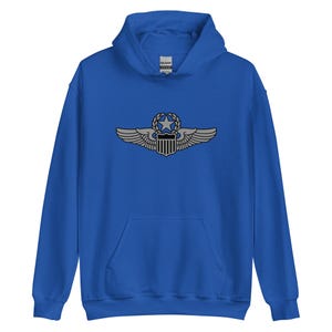 USAF Command Pilot Wings – U.S. Air Force Senior Aviator Badge Unisex Hoodie