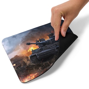 World War II Tiger Tank Battle Mouse pad