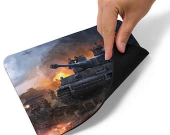 World War II Tiger Tank Battle Mouse pad