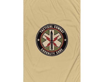 Assistenza medica tattica in combattimento (TCCC) – Medico da combattimento – Distintivo di primo soccorso militare / Bandiera del medico tattico