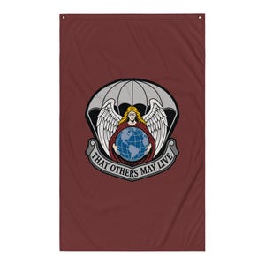 USAF Pararescue Emblem – That Others May Live Crest | PJ Angel of Mercy | Air Force Rescue Flag