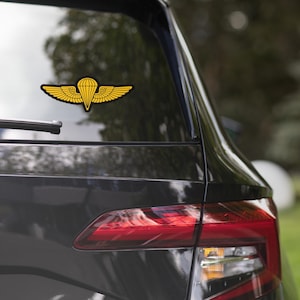 Gold Jump Wings Parachutist Airborne Wings Bubble-free Sticker