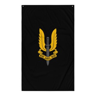 Bandiera Special Air Service (SAS) Regno Unito - AZ FLAG, 150x90cm, Poliestere 100D Per Interni/Esterni