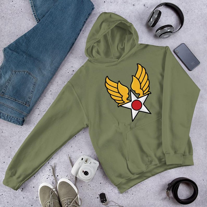 Vintage United States Air Force Emblem Unisex Hoodie