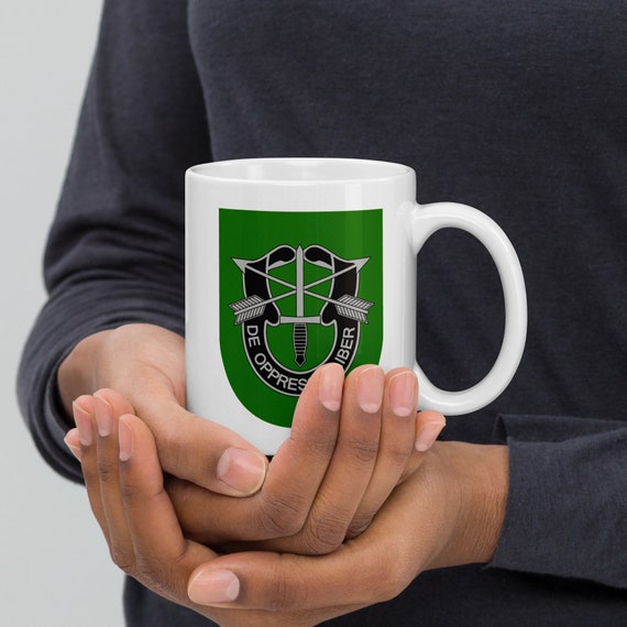 Army 10th Special Forces Group Flash White Glossy Mug - Etsy