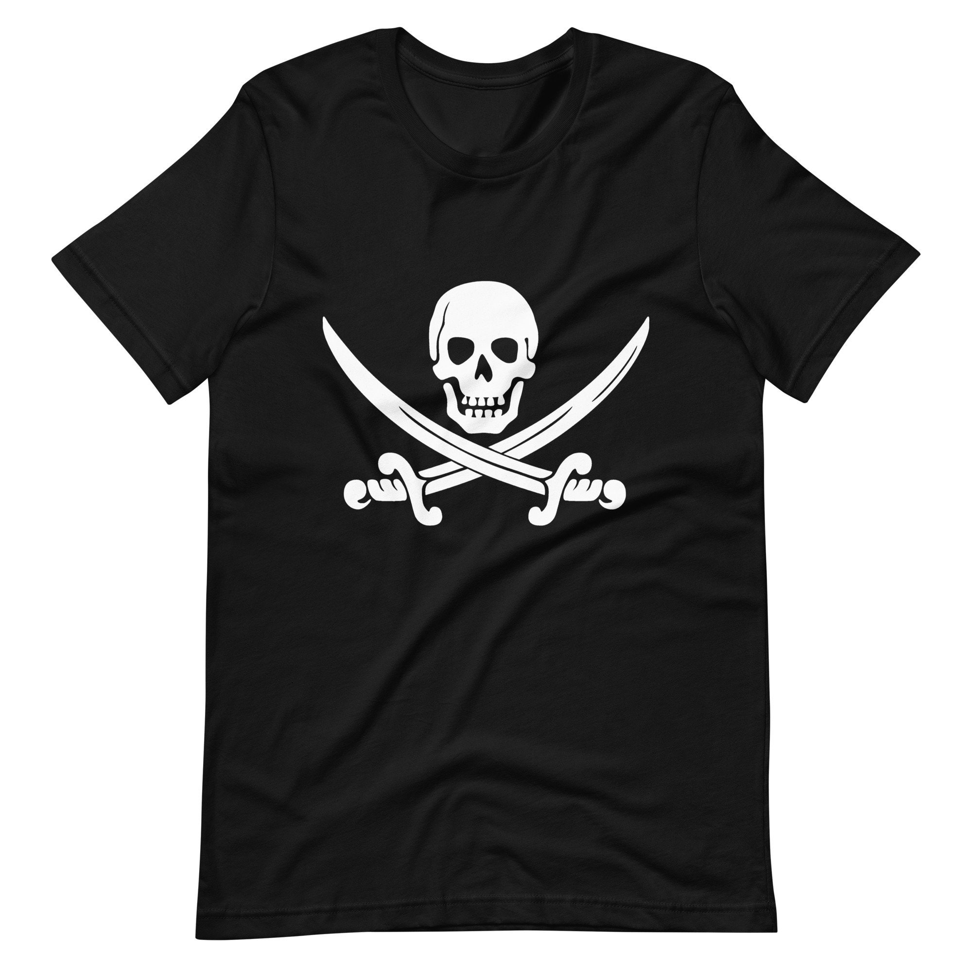 One Piece - Damen T-Shirt - Totenkopf / Skull - Schwarz Gr. S