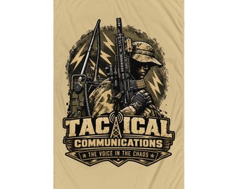 Tactical Communications – The Voice in the Chaos Military Radio Operator Flag