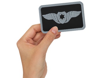 Geborduurde patches Israëlische luchtmacht IAF pilootvleugels