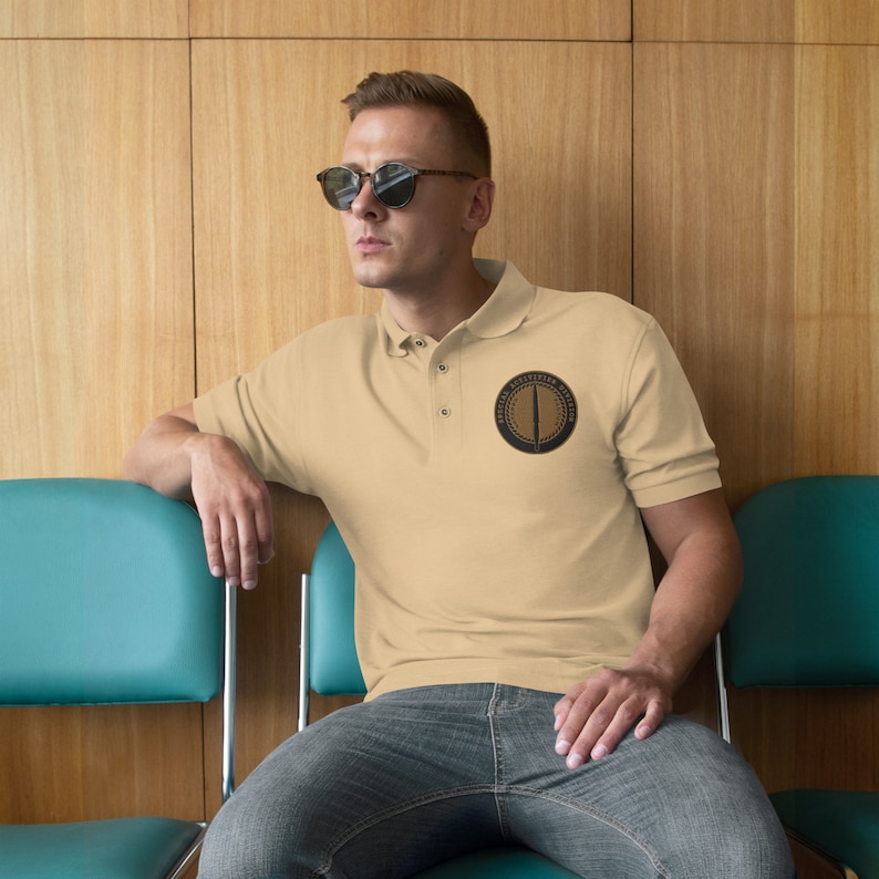 CIA Special Activities Division Embroidered Men's Premium Polo