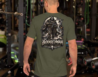 Tactical Skull Reaper Boogeyman | Silently Always Everywhere | Suppressed Operator Skull Mask Unisex t-shirt