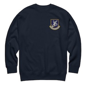 Defensor Fortis Security Forces-embleem | Verdedigerschild | Tactical Eagle-embleem geborduurd premium uniseks sweatshirt