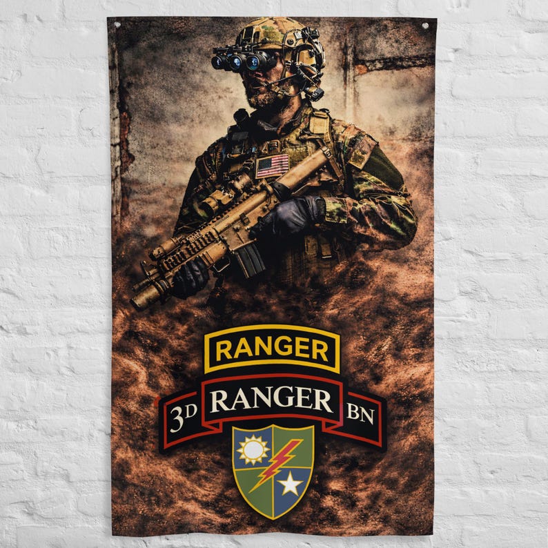 3rd Battalion 75th Ranger Regiment Poster | Elite U.S. Army Ranger Wall ...
