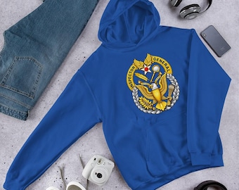 USAF Inspector General Badge – U.S. Air Force IG Duty Insignia | Military Eagle Emblem Unisex Hoodie