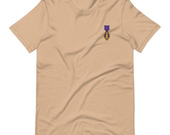 Purple Heart-medaille | Militaire dapperheidsonderscheiding | Amerikaanse militaire onderscheiding | Ereteken voor veteranen | Unisex T-shirt