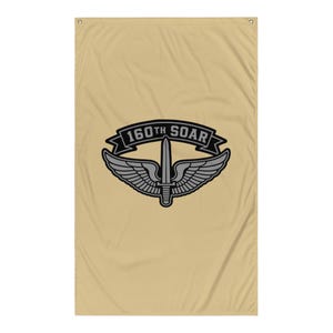 160th SOAR Night Stalkers Winged Dagger - Elite Aviation Regiment Special Operations Tribute Flag
