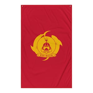 Dive Rescue Team Flag