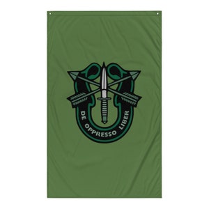 Army Special Forces Crest Flag