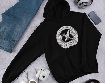 Écusson de l'équipe de contrôle aérien tactique de l'armée de l'air (TACP) - Sweat à capuche unisexe emblème de l'USAF