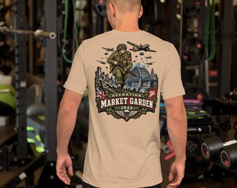 Operation Market Garden 1944 Tribute – British Airborne WWII Arnhem Unisex t-shirt