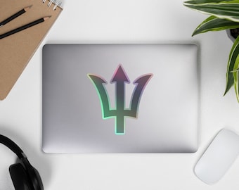 Crossed Trident Decal - Etsy