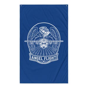ANGEL FLIGHT – USAF C-130 Memorial Tribute Emblem – Military Aviation Honor Design –  Flag