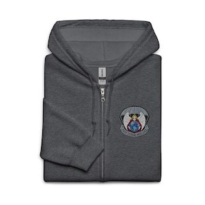 USAF Pararescue Emblem - dass andere leben können Crest | PJ Engel der Barmherzigkeit | Luftwaffen-Rettung bestickter Unisex-Zip-Hoodie