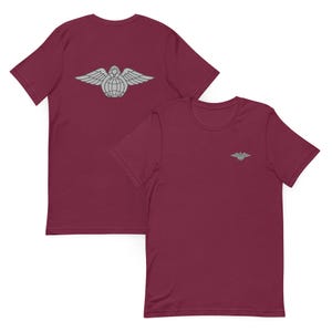 Maglietta con emblema dell'Angelo della Misericordia Pararescue - Toppa di salvataggio USAF PJ