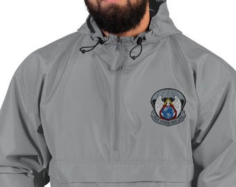 USAF Pararescue Emblem – That Others May Live Crest | PJ Angel of Mercy | Air Force Rescue Embroidered Champion Packable Jacket