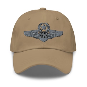 Skrzydła nawigatora głównego USAF – emblemat Sił Powietrznych Stanów Zjednoczonych | Haftowana czapka z tarczą załogi lotniczej